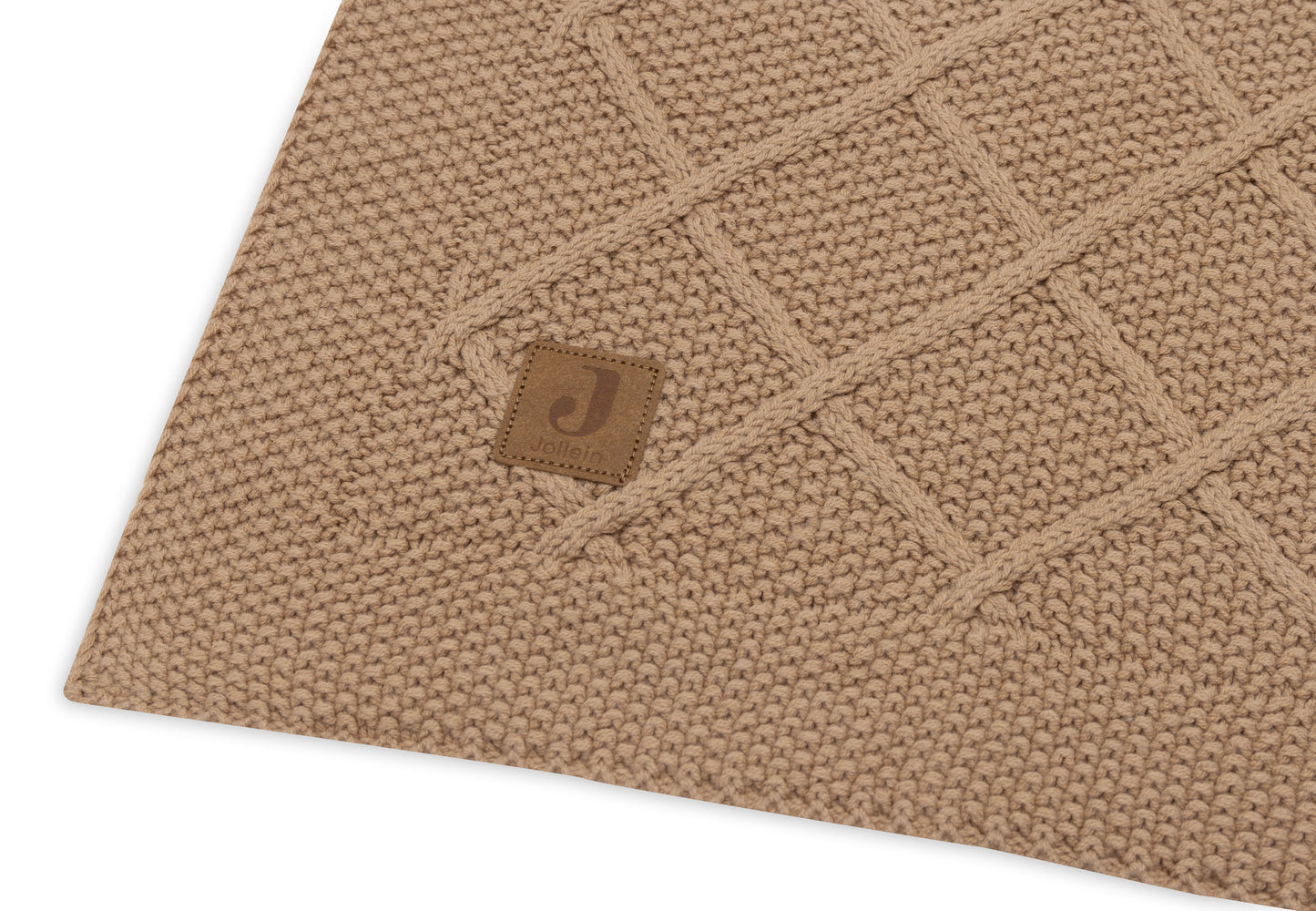 Couverture - Check Knit Biscuit