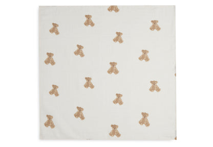 Lange gaze de coton - Teddy Bear - Lot de 3