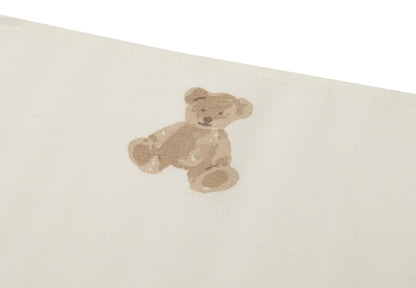 Lange gaze de coton - Teddy Bear - Lot de 3