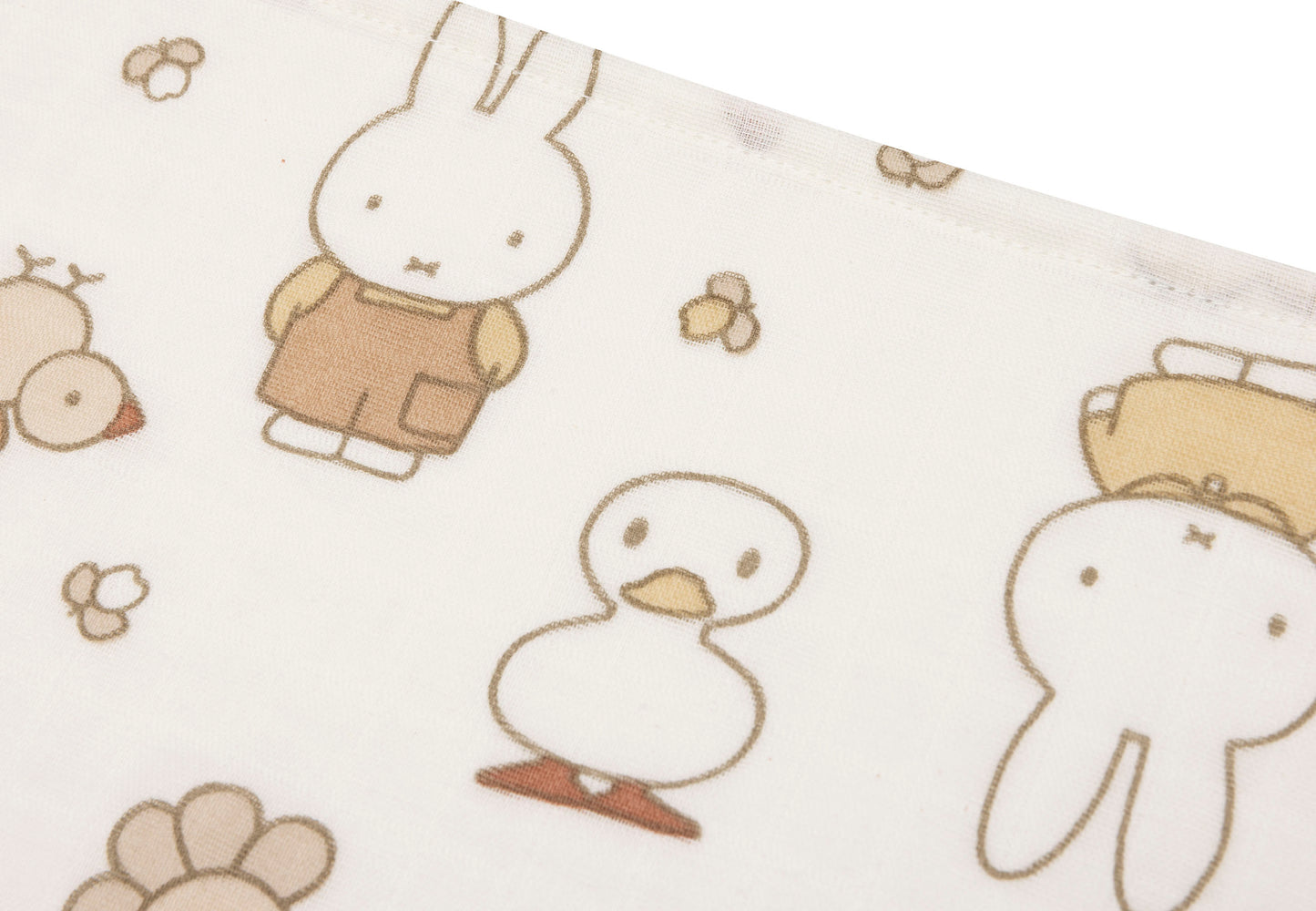 Lange gaze de coton - Miffy Family Farm - Lot de 3