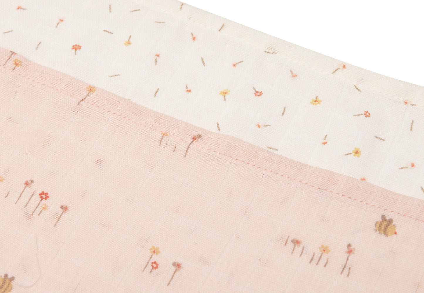 Lange gaze de coton - Pretty Picnic - Lot de 3