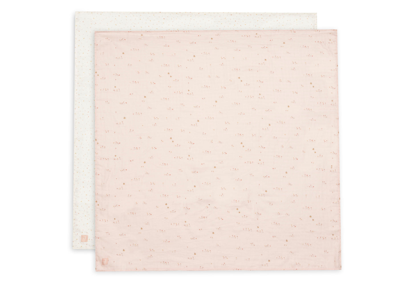 Lange gaze de coton - Pretty Picnic - Lot de 2 - 115 x 115 cm