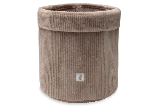 Grand panier de rangement - Cloudy Rib Milky Coffee