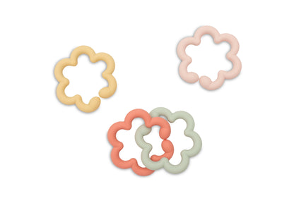 Jeu d'anneaux de dentition - Flowers