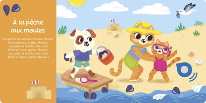 Livre sonore - Mes comptines des vacances