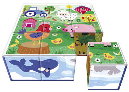 Mes cubes puzzle - Animaux mignons