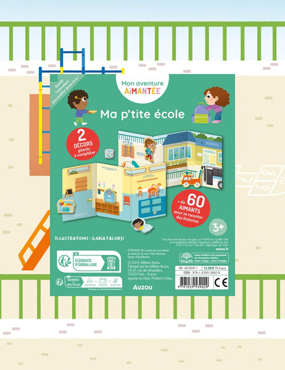 Jeu magnétique - Mon aventure aimantée - Ma p'tite école