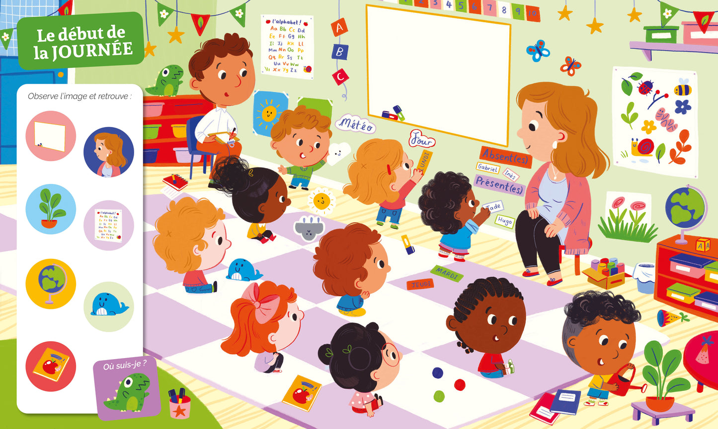 Cherche et Trouve des tout petits - À la maternelle