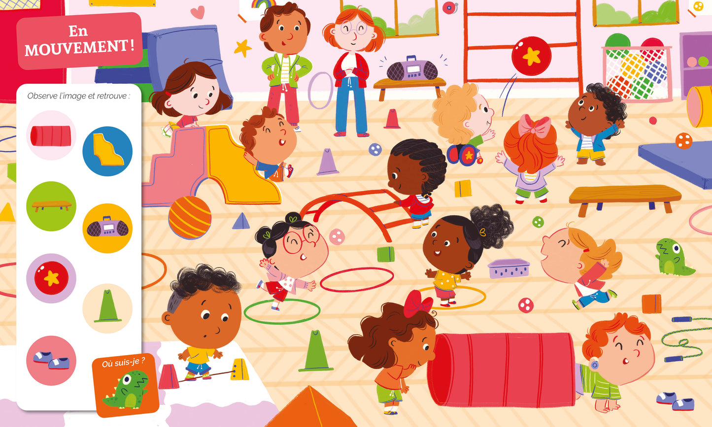 Cherche et Trouve des tout petits - À la maternelle