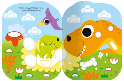 Livre gommettes formes - L'aventure de petit dinosaure