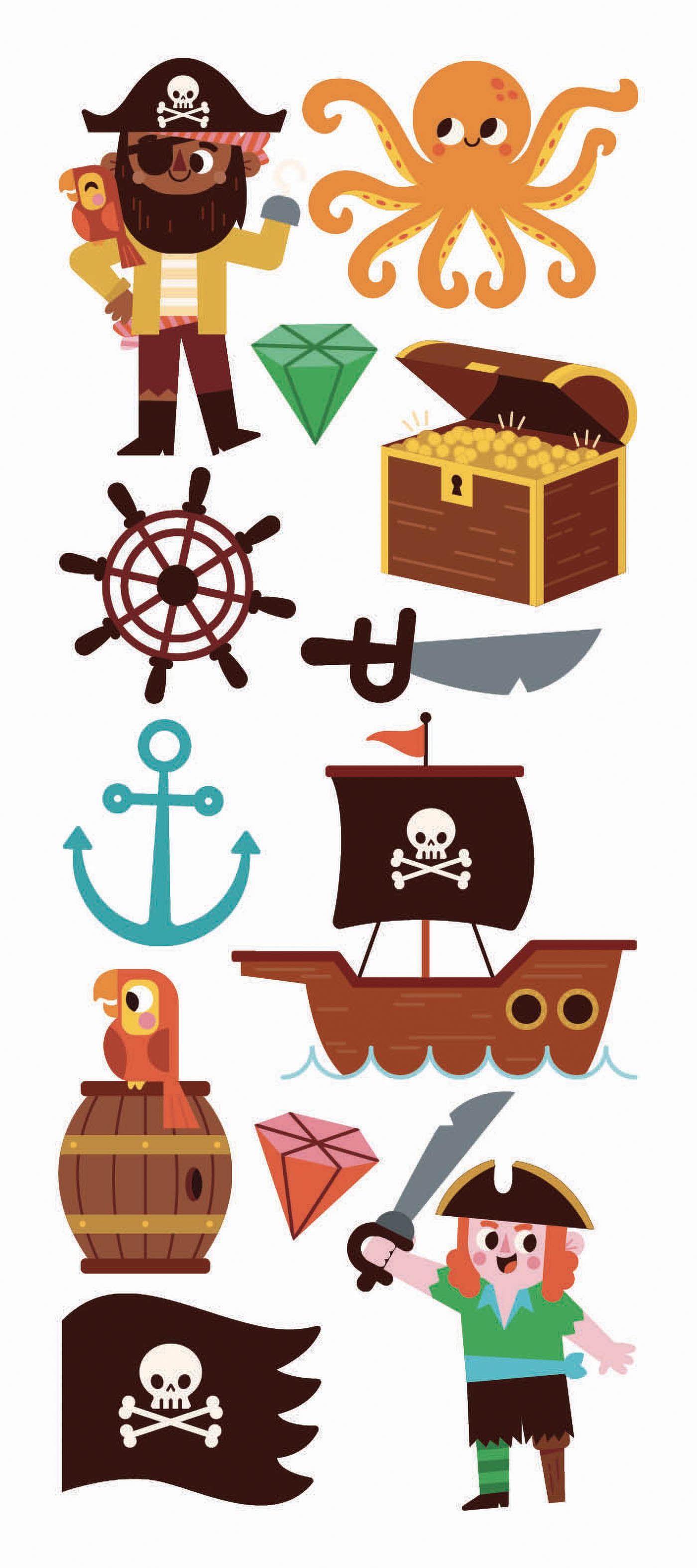 Mes p'tits tatoos - Pirates