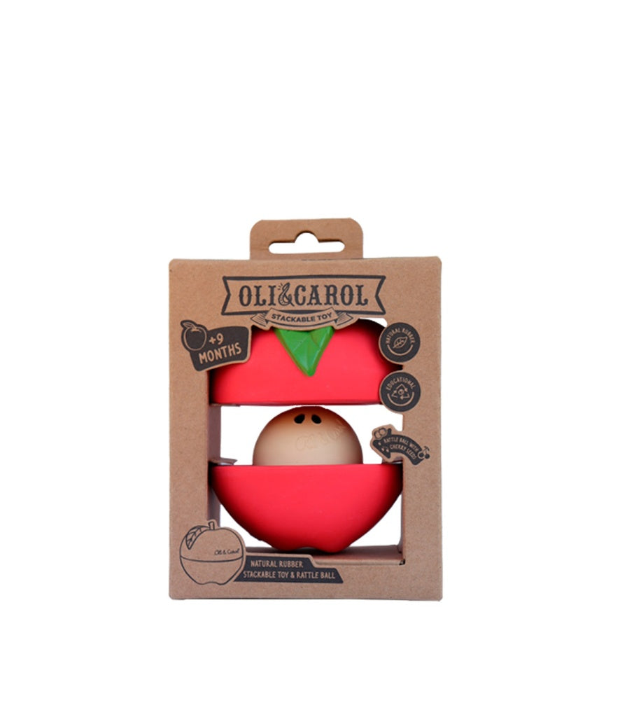 Balle sonore à empiler - Pomme