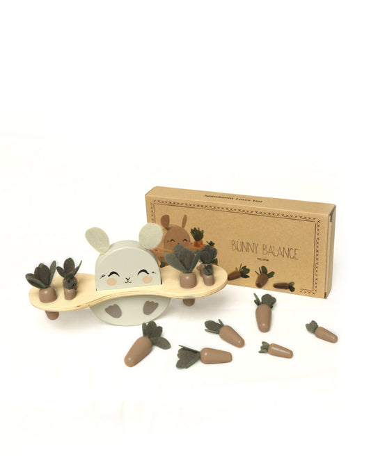 Jeux d'équiliibre en bois  - Bunny Balance