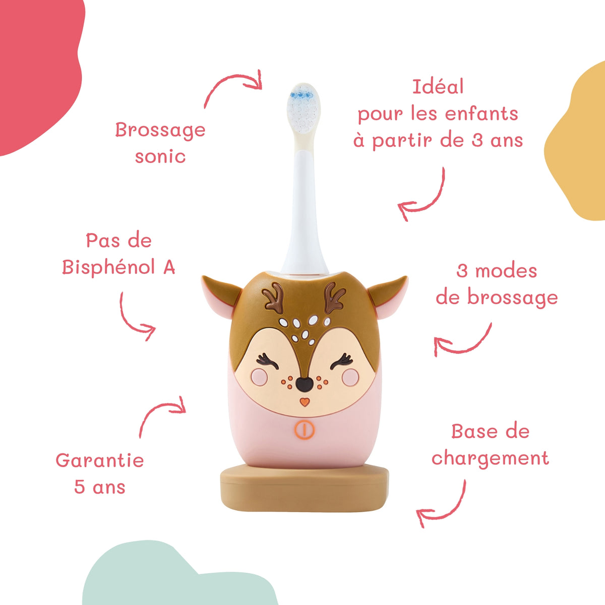 Brosse à dents électrique - Biche