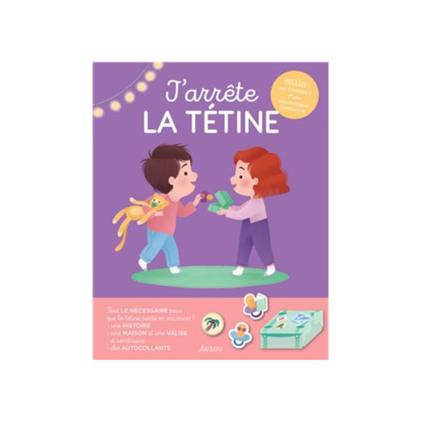 Livre autocollant - J'arrête la tétine