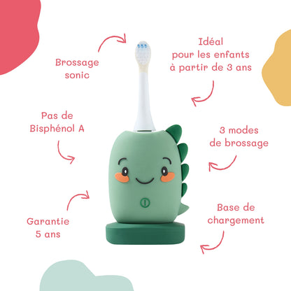 Brosse à dents électrique - Dino