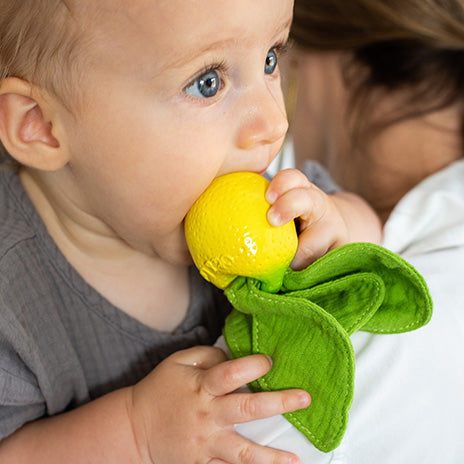 Doudou de dentition - Citron