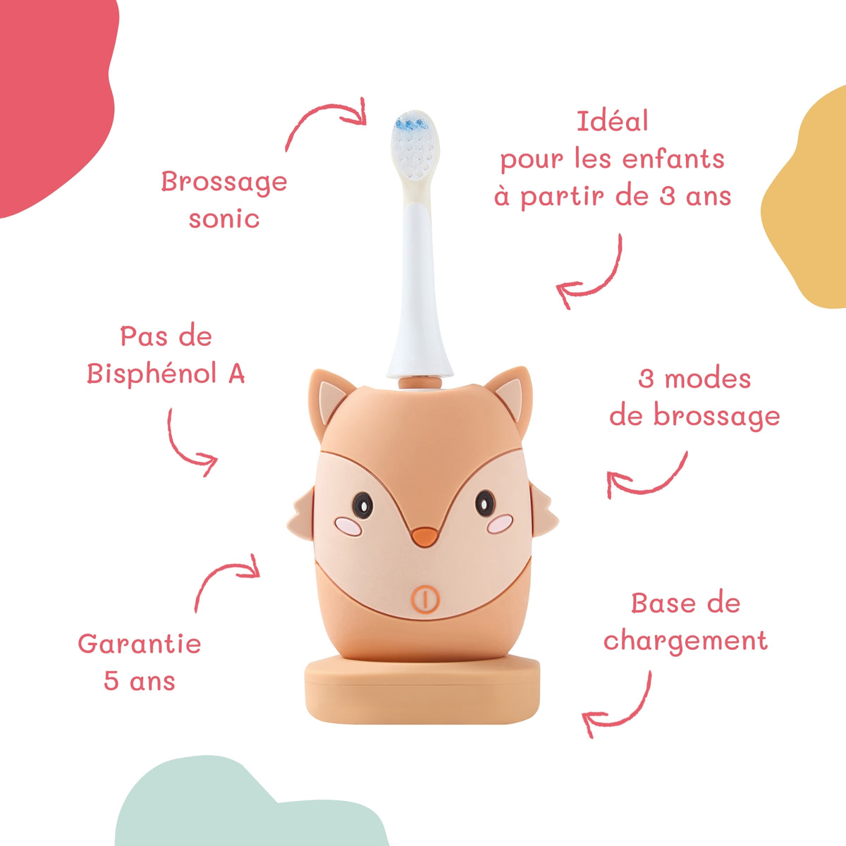 Brosse à dents électrique - Renard
