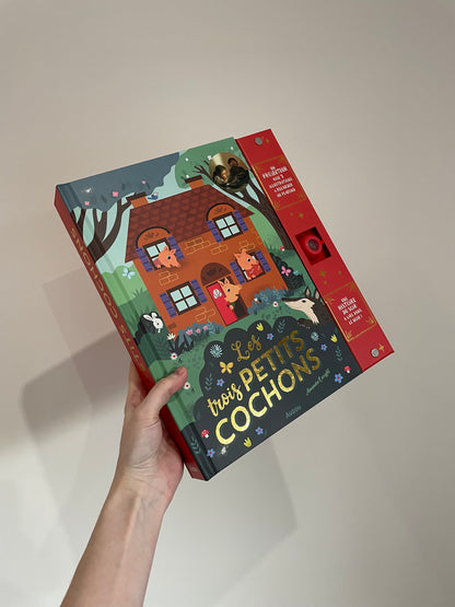 IMPARFAIT ｜Livre projecteur - Les 3 petits cochons - AUZOU