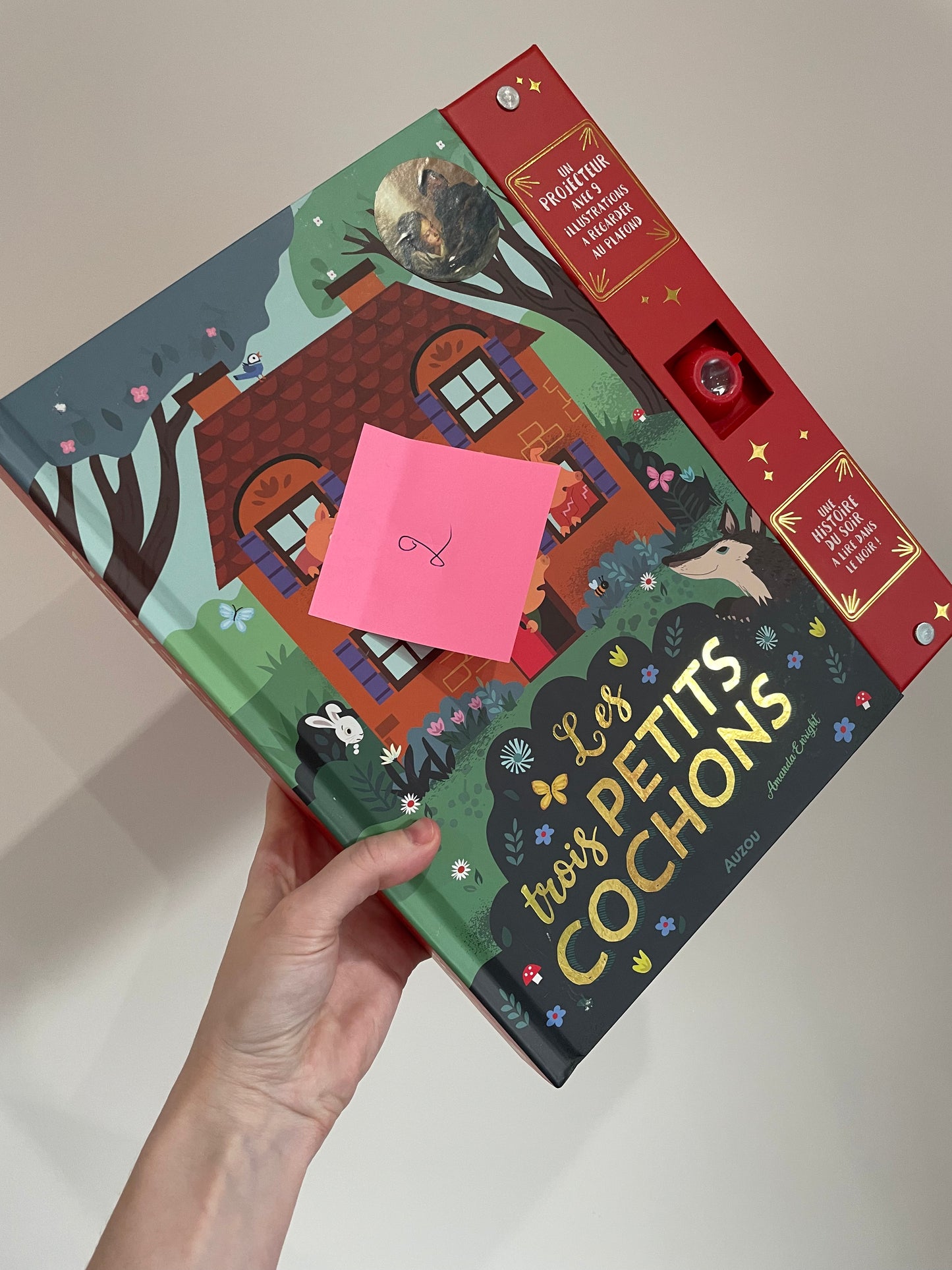 IMPARFAIT ｜Livre projecteur - Les 3 petits cochons - AUZOU