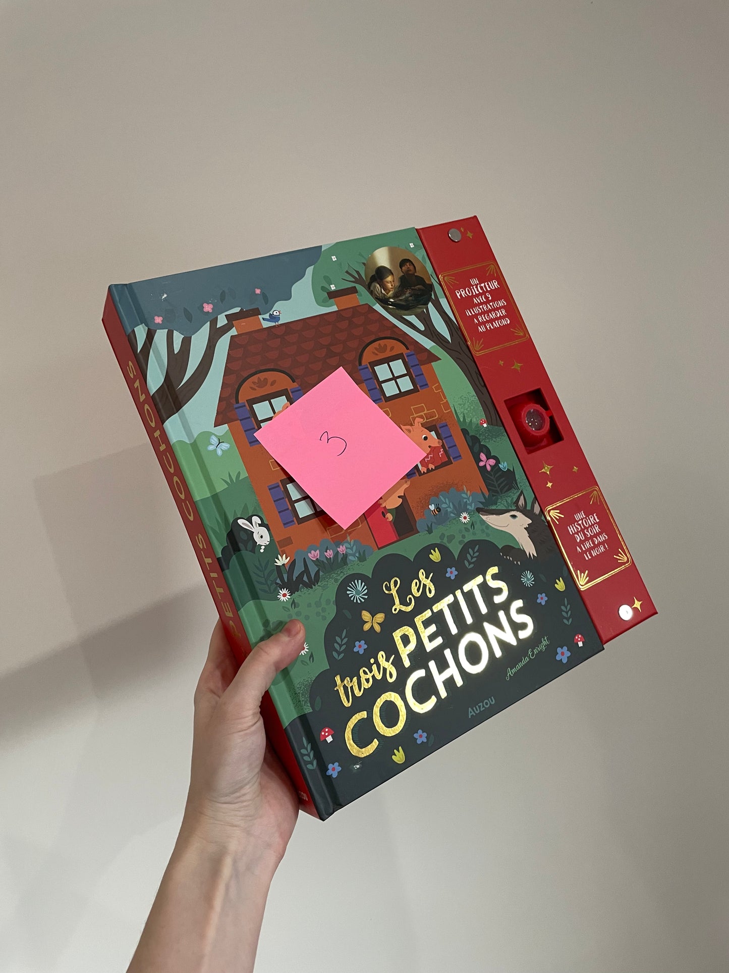 IMPARFAIT ｜Livre projecteur - Les 3 petits cochons - AUZOU