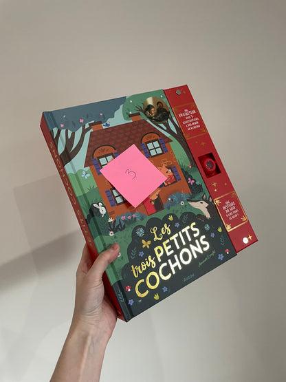 IMPARFAIT ｜Livre projecteur - Les 3 petits cochons - AUZOU