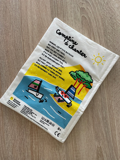 Livre en tissu - La gazette des bébés - La Côte Atlantique