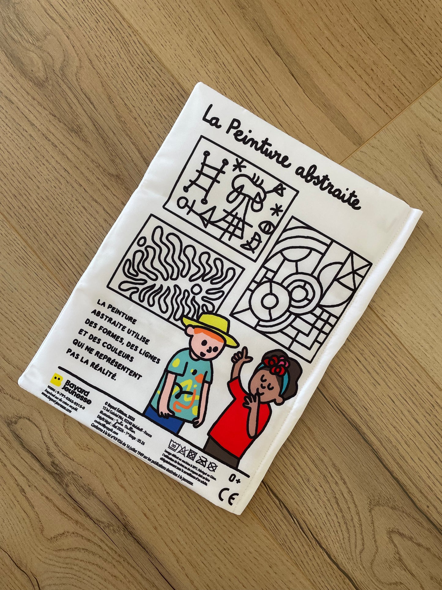 Livre en tissu - La gazette à colorier