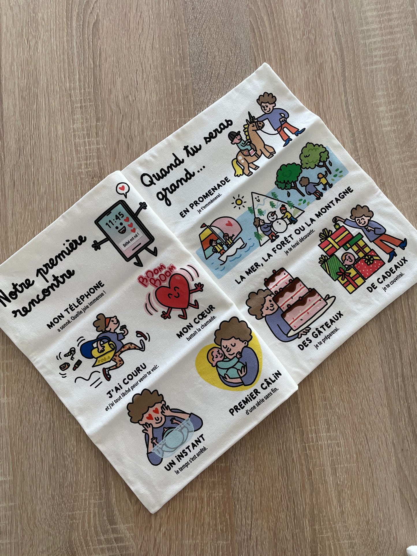 Livre en tissu - La gazette des bébés - Une mamie pour la vie
