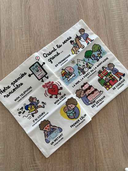 Livre en tissu - La gazette des bébés - Une mamie pour la vie
