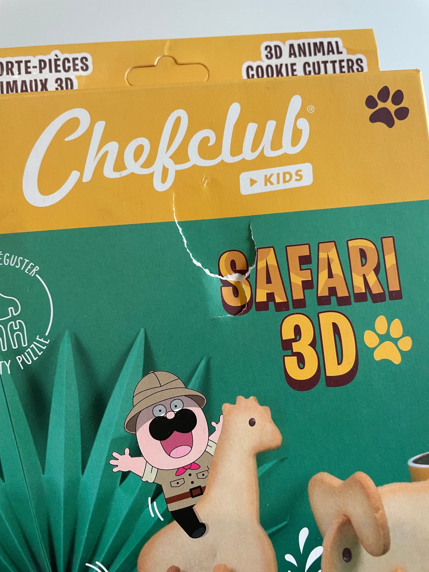 IMPARFAIT - Kit Emporte-Pièces Biscuits 3D - Safari