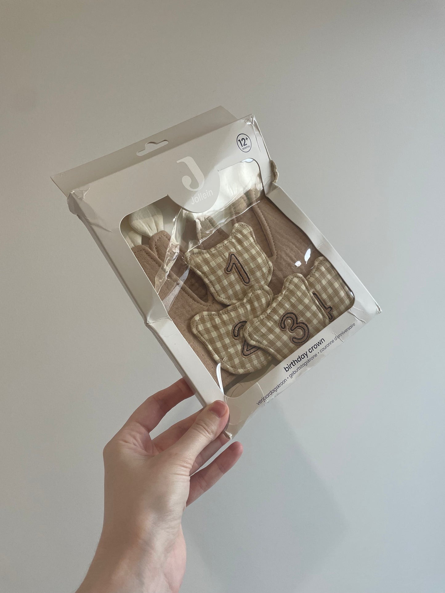 IMPARFAIT - Couronne d'anniversaire en tissus