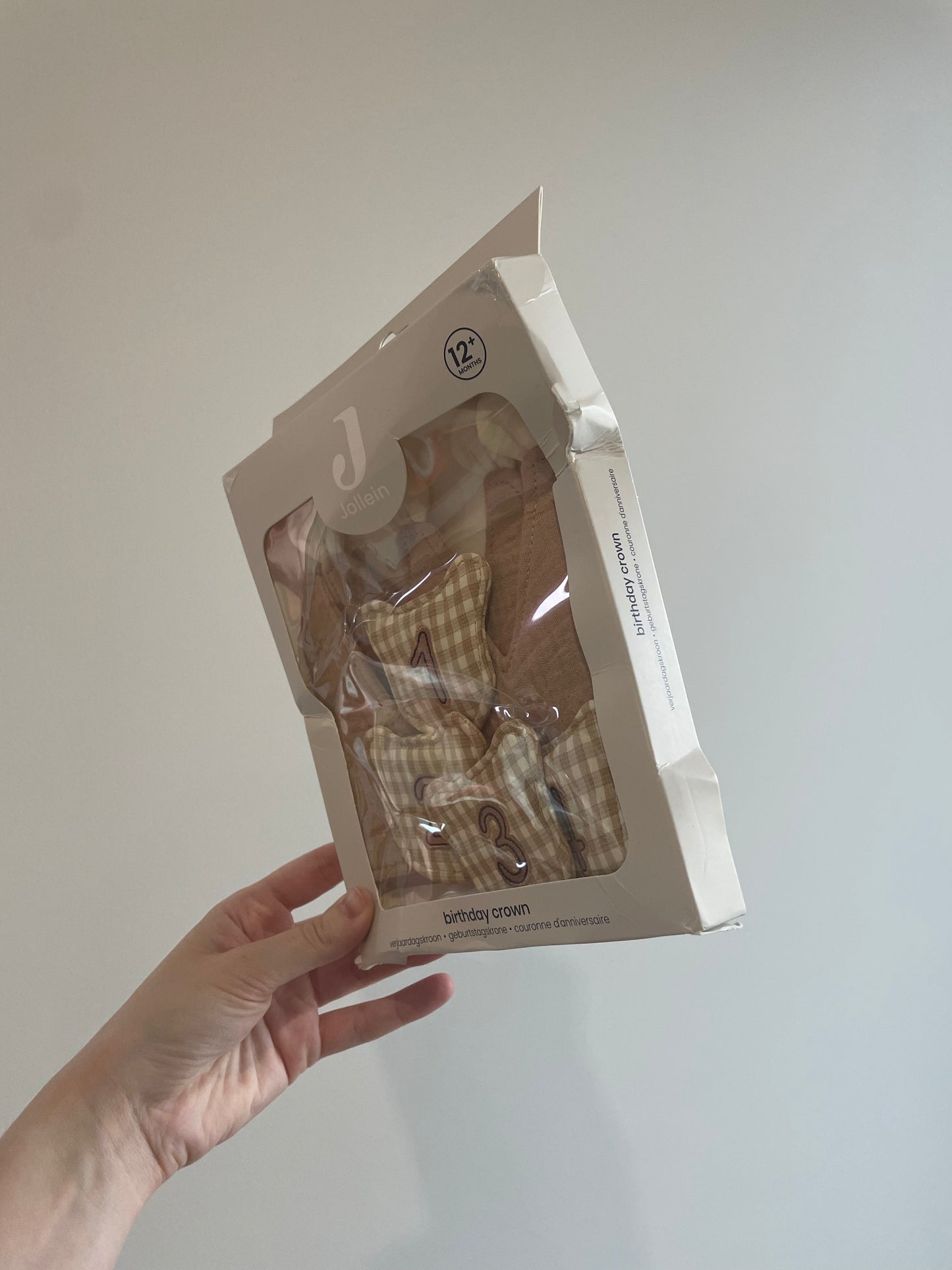 IMPARFAIT - Couronne d'anniversaire en tissus