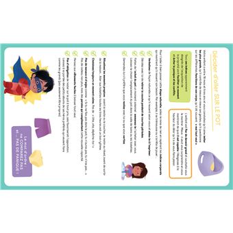 Livre autocollant - Je vais sur le pot