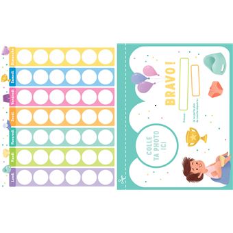 Livre autocollant - Je vais sur le pot