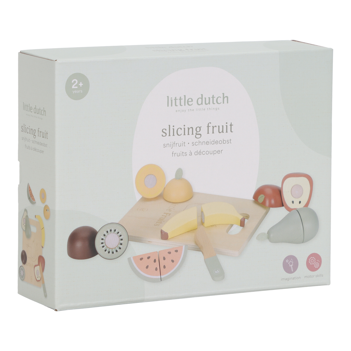 Fruits à découper en bois