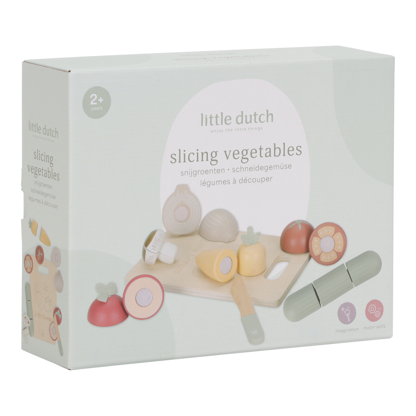 Légumes à découper en bois