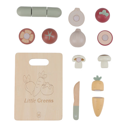 Légumes à découper en bois