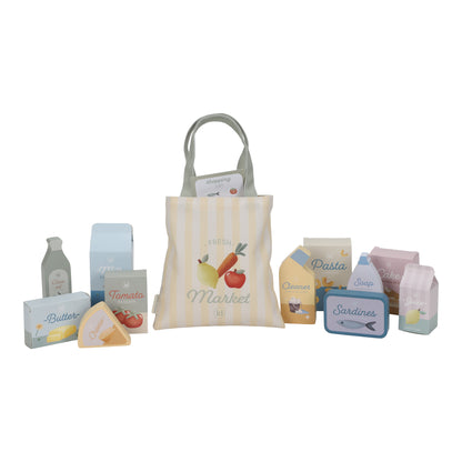 Caddie de courses en bois