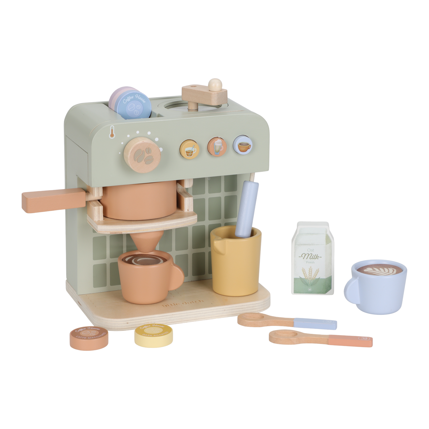 Machine à café en bois