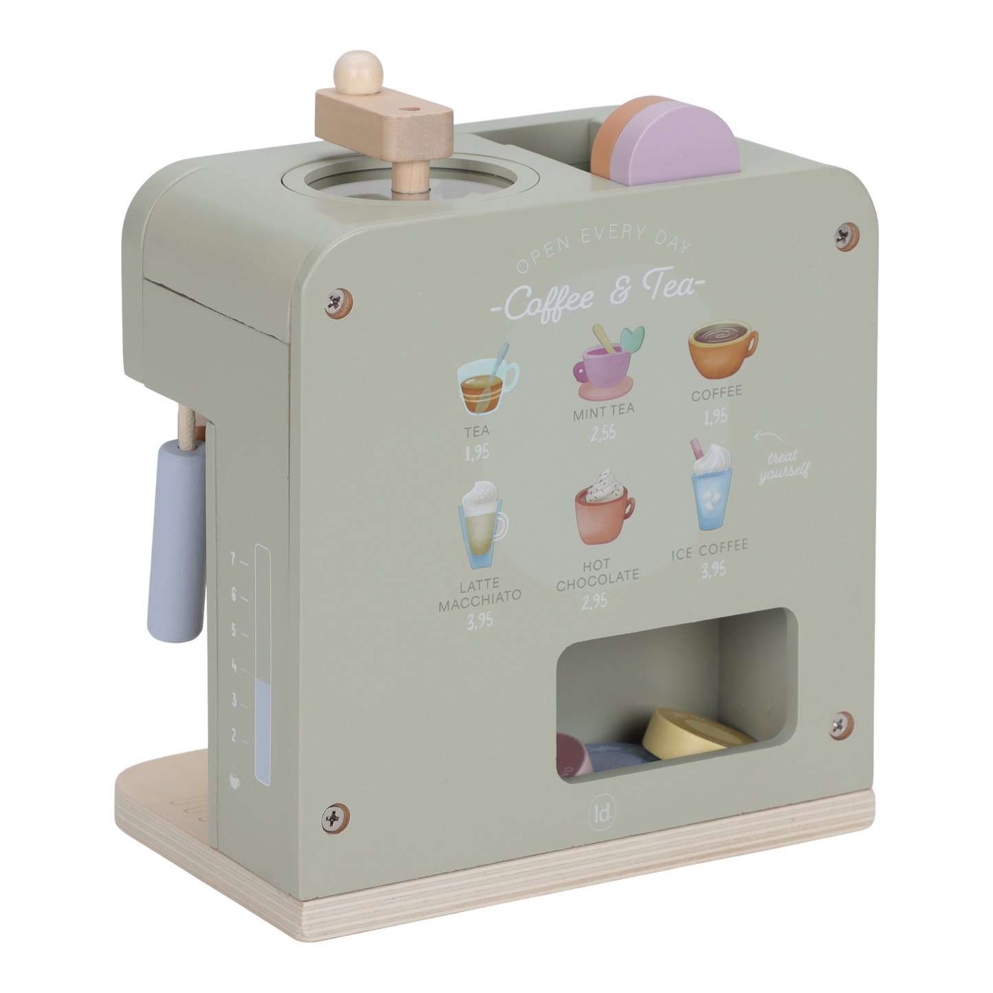 Machine à café en bois