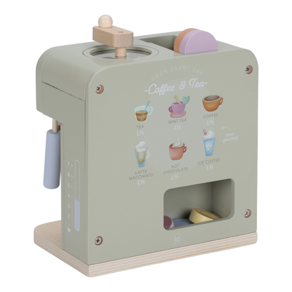 Machine à café en bois