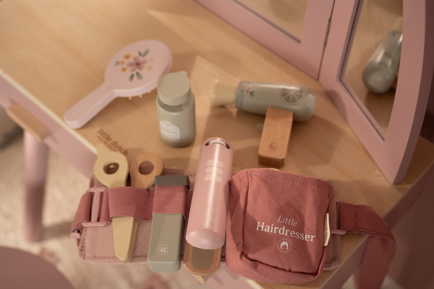 Set de coiffeur en bois