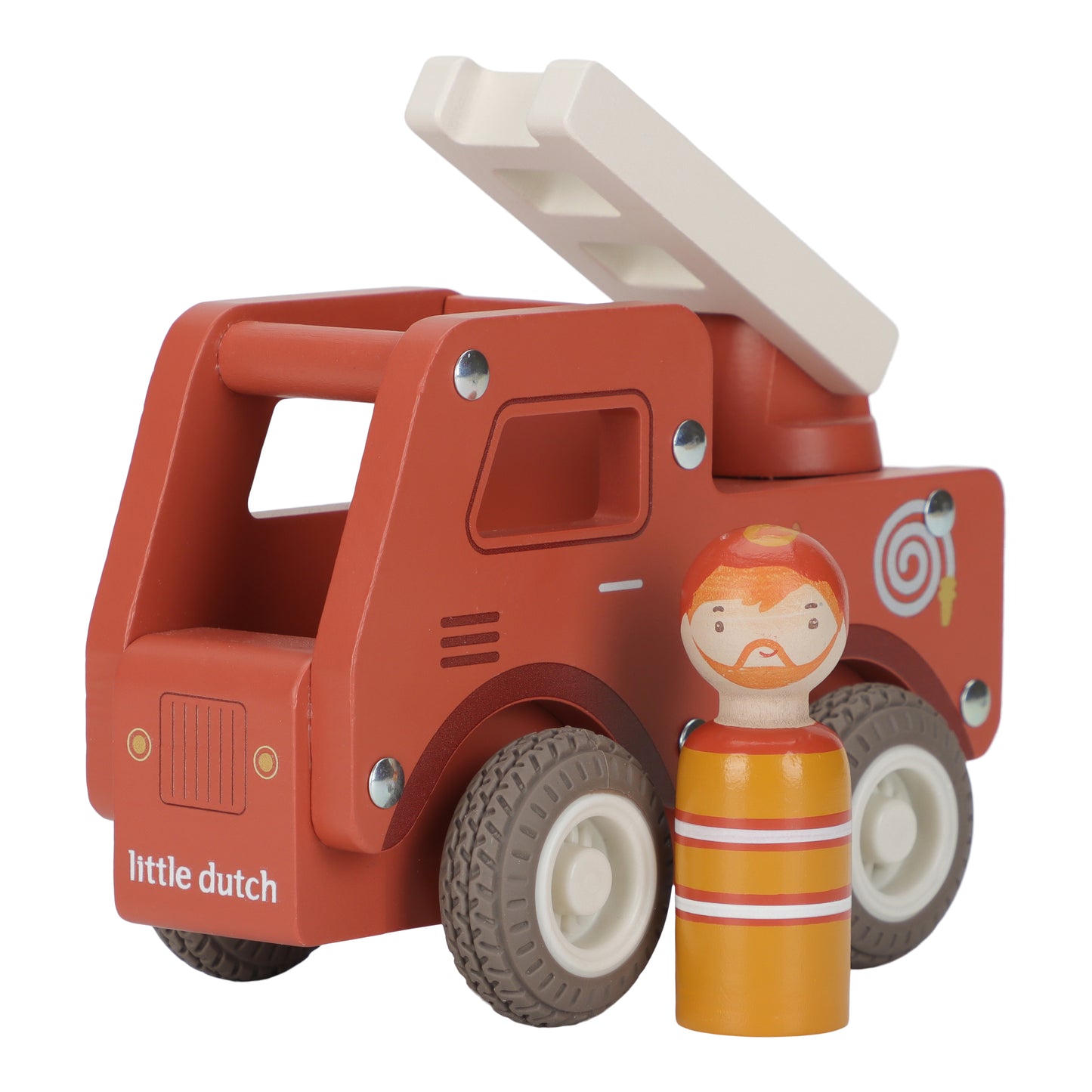 Camion de pompier en bois