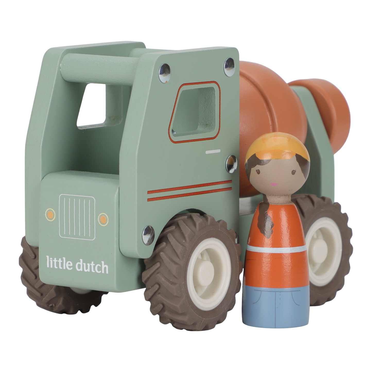 Camion toupie en bois