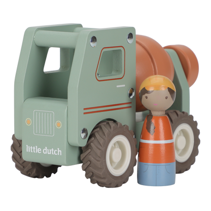 Camion toupie en bois