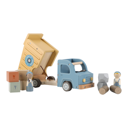 Camion benne basculant en bois