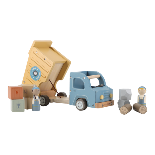 Camion benne basculant en bois