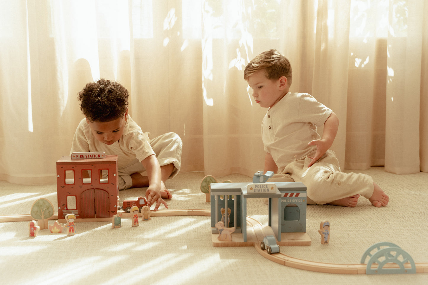 Commissariat de police en bois