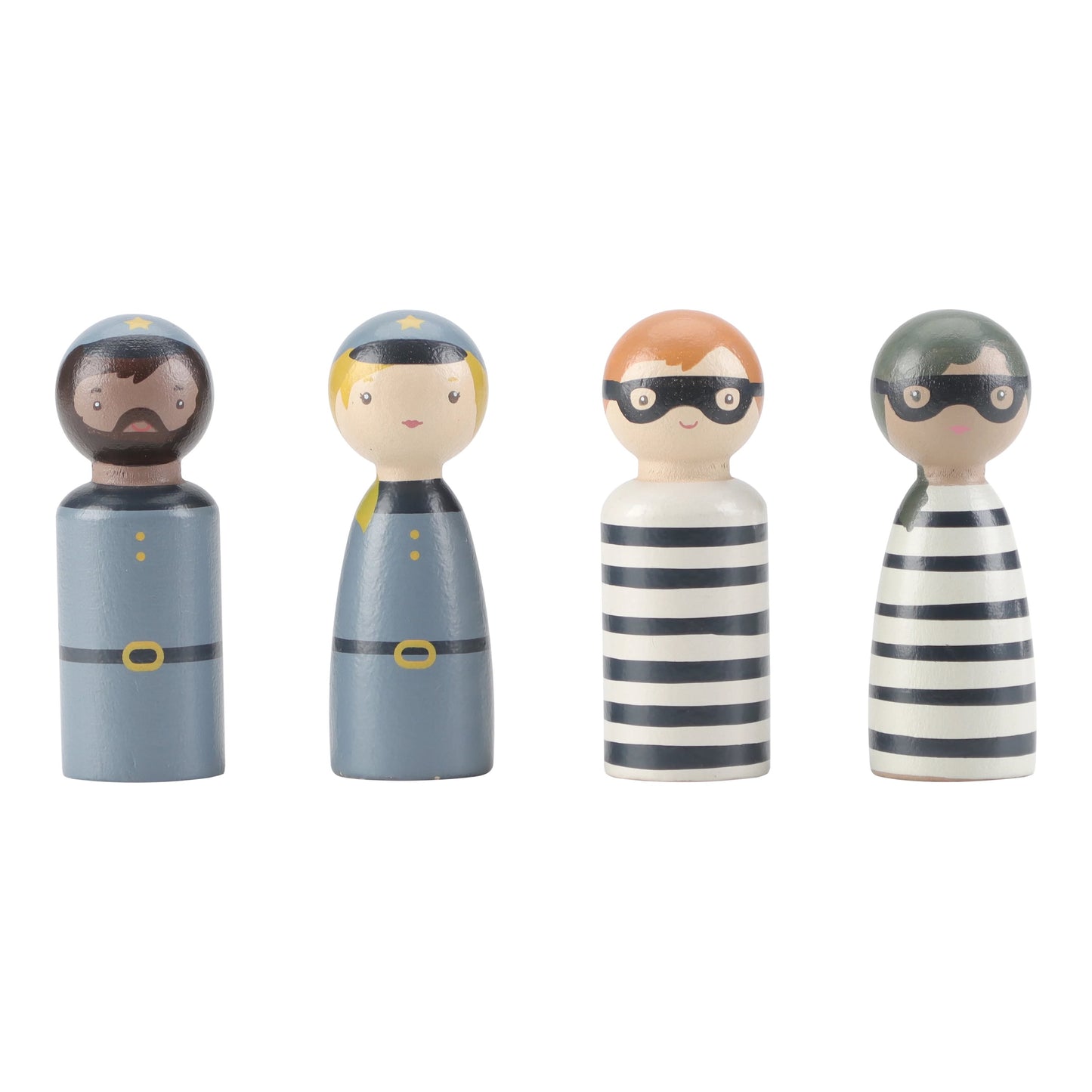 Fourgon de police en bois